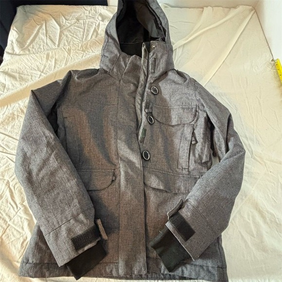 X5 Women's XS Gray Snowboarding Jacket Waterproof Winter‎ Casual - Picture 1 of 15